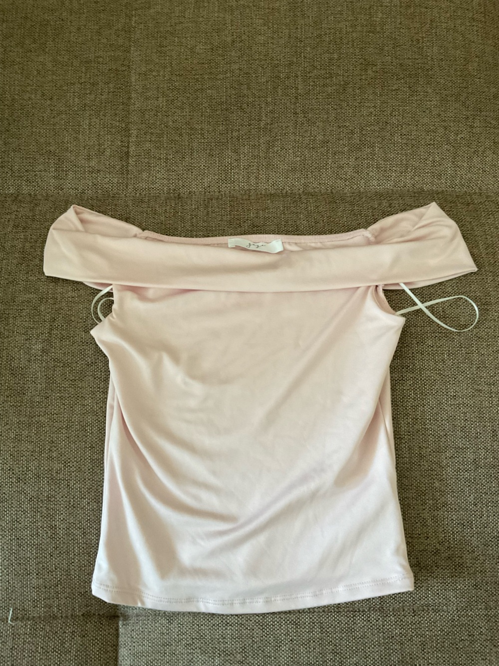Pale Pink  Bandeau Top - Women's  Sleeveless Tee Style